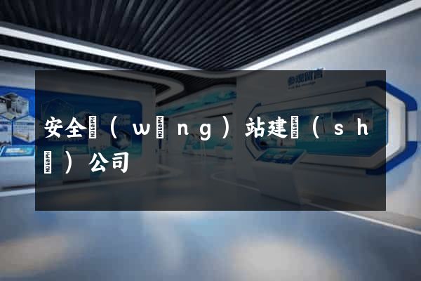 安全網(wǎng)站建設(shè)公司