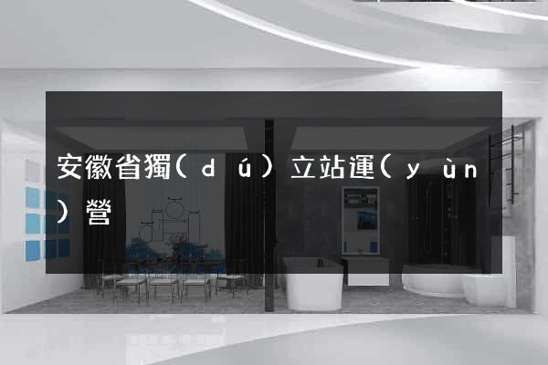 安徽省獨(dú)立站運(yùn)營