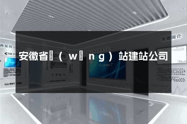 安徽省網(wǎng)站建站公司