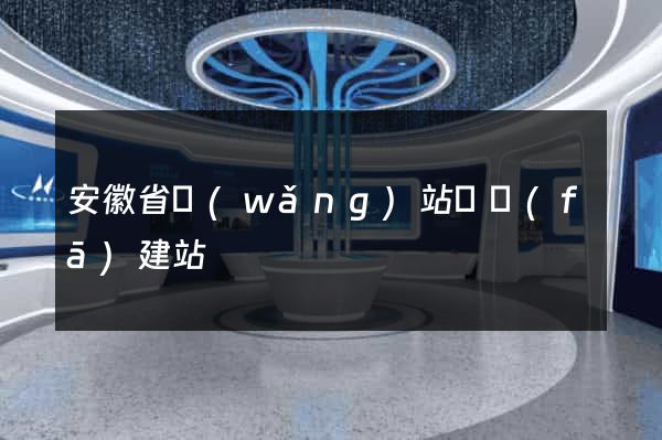 安徽省網(wǎng)站開發(fā)建站
