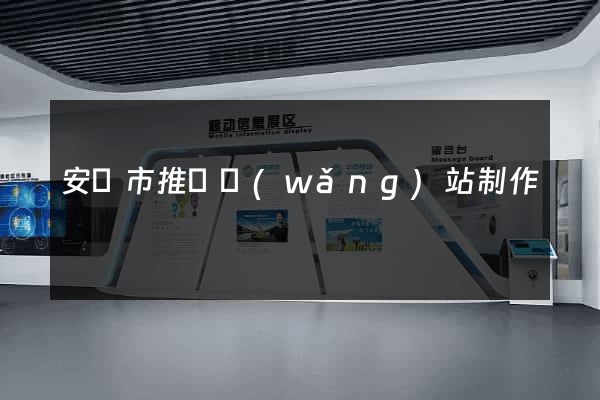 安慶市推廣網(wǎng)站制作