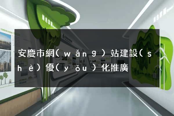 安慶市網(wǎng)站建設(shè)優(yōu)化推廣