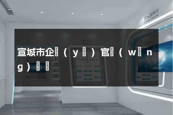 宣城市企業(yè)官網(wǎng)設計