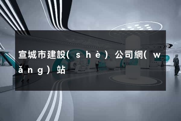 宣城市建設(shè)公司網(wǎng)站