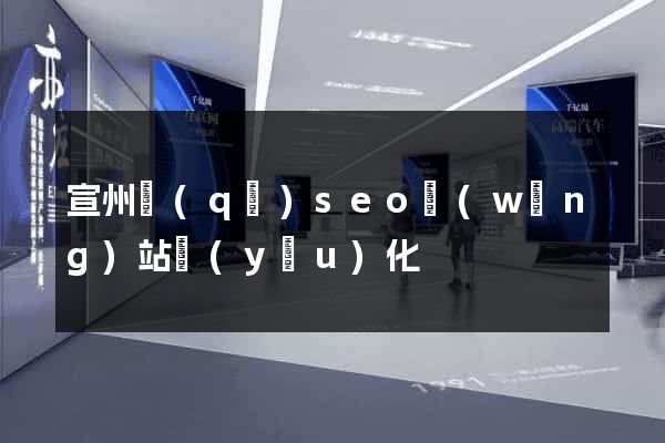 宣州區(qū)seo網(wǎng)站優(yōu)化