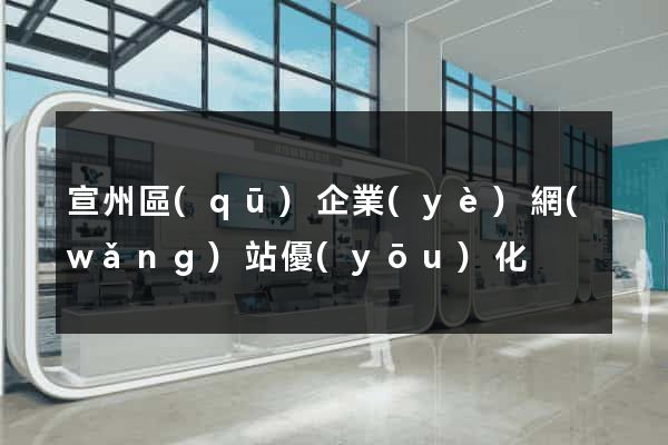宣州區(qū)企業(yè)網(wǎng)站優(yōu)化