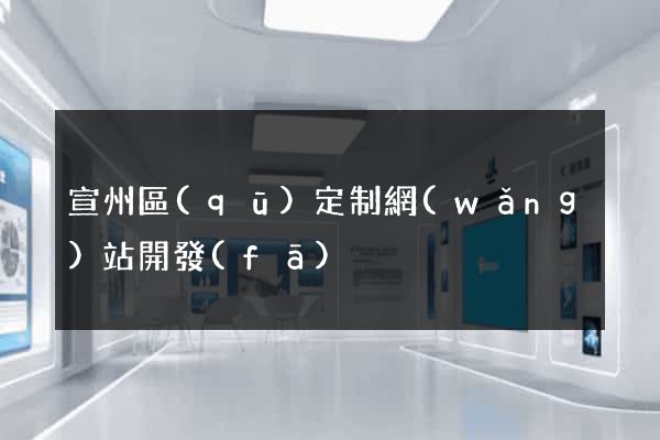 宣州區(qū)定制網(wǎng)站開發(fā)