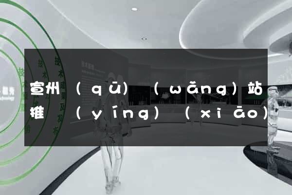 宣州區(qū)網(wǎng)站推廣營(yíng)銷(xiāo)