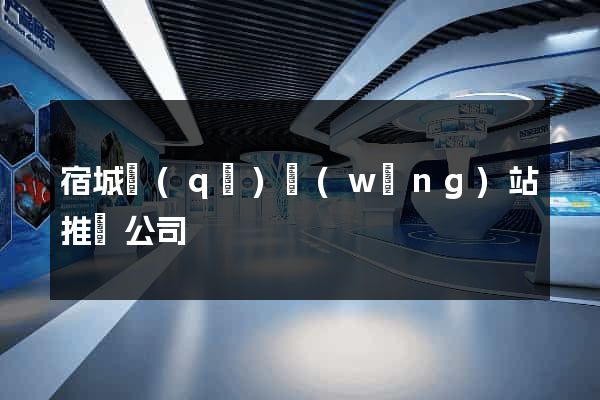 宿城區(qū)網(wǎng)站推廣公司
