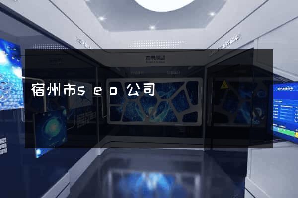 宿州市seo公司
