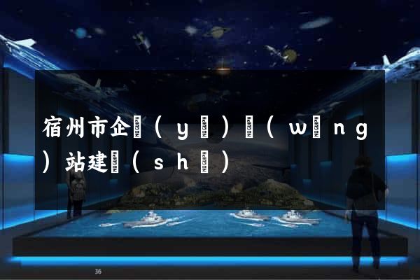 宿州市企業(yè)網(wǎng)站建設(shè)