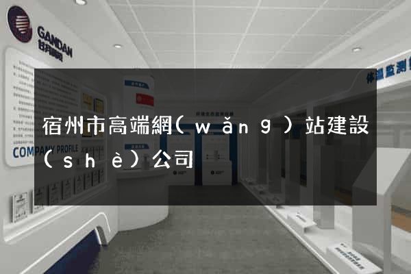 宿州市高端網(wǎng)站建設(shè)公司