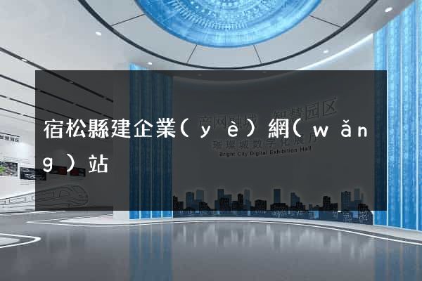 宿松縣建企業(yè)網(wǎng)站