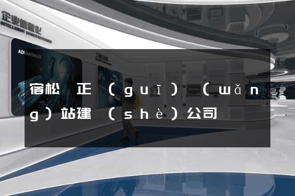宿松縣正規(guī)網(wǎng)站建設(shè)公司
