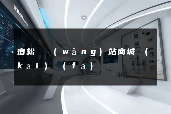 宿松縣網(wǎng)站商城開(kāi)發(fā)