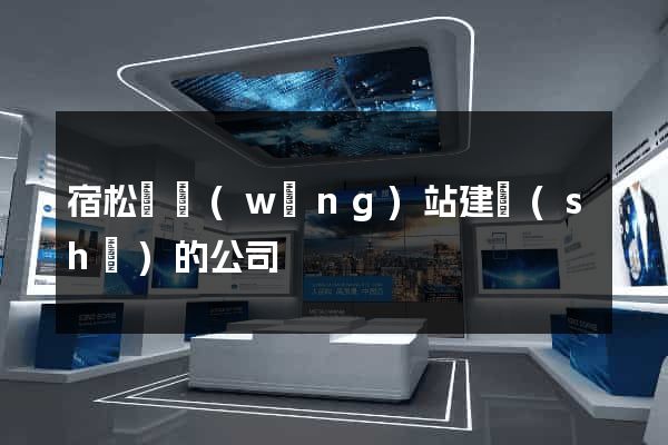 宿松縣網(wǎng)站建設(shè)的公司