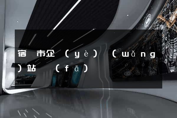 宿遷市企業(yè)網(wǎng)站開發(fā)