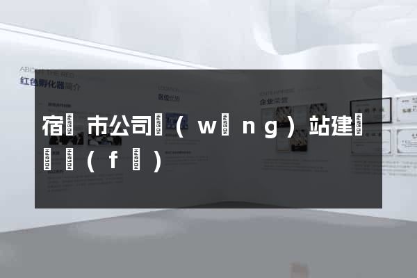 宿遷市公司網(wǎng)站建設開發(fā)