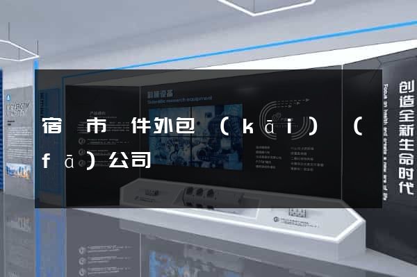 宿遷市軟件外包開(kāi)發(fā)公司