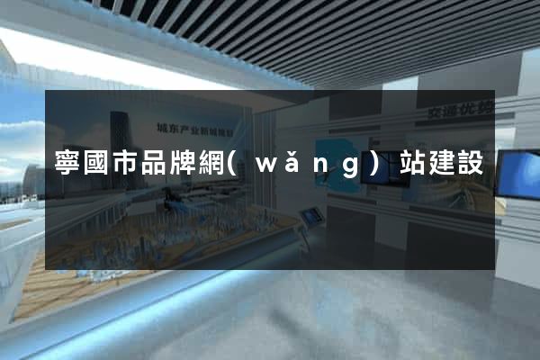 寧國市品牌網(wǎng)站建設