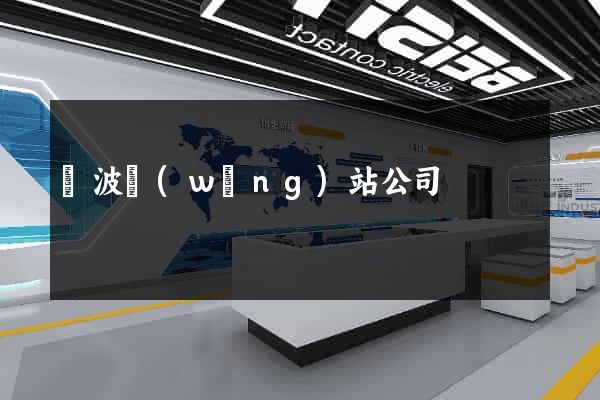 寧波網(wǎng)站公司