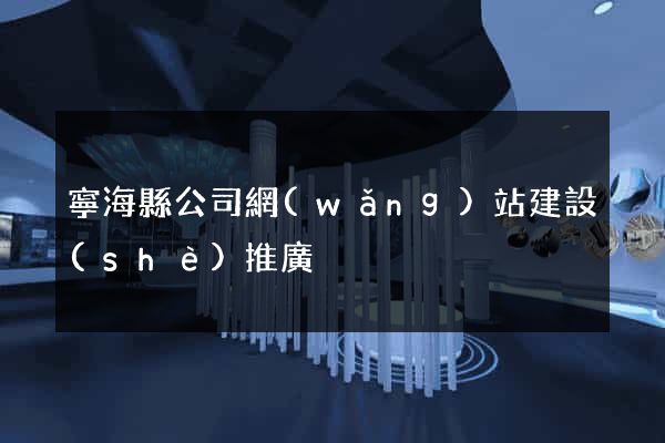 寧海縣公司網(wǎng)站建設(shè)推廣