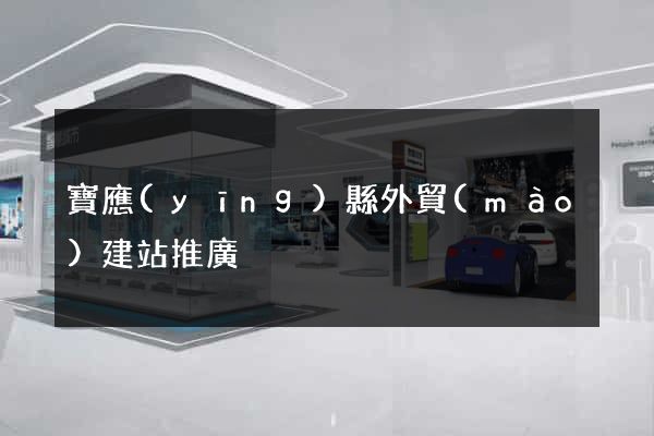 寶應(yīng)縣外貿(mào)建站推廣