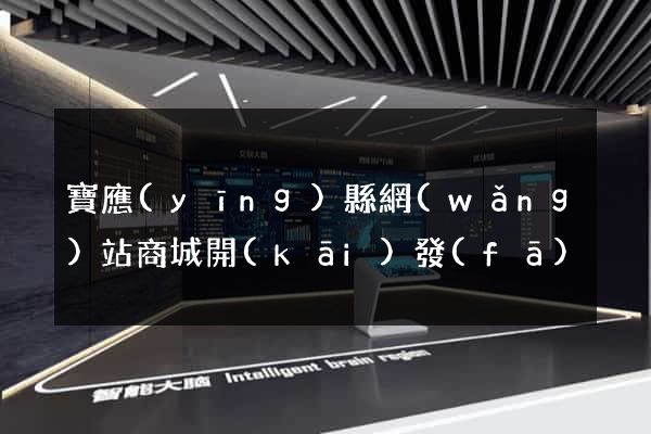 寶應(yīng)縣網(wǎng)站商城開(kāi)發(fā)