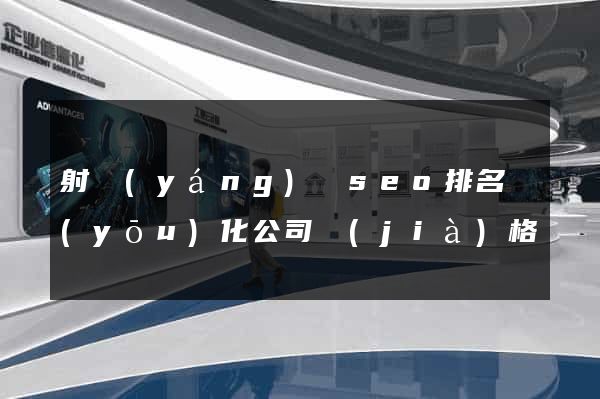 射陽(yáng)縣seo排名優(yōu)化公司價(jià)格