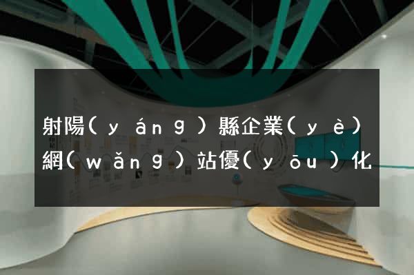 射陽(yáng)縣企業(yè)網(wǎng)站優(yōu)化
