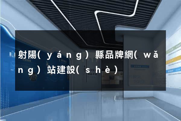 射陽(yáng)縣品牌網(wǎng)站建設(shè)