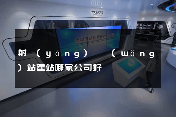 射陽(yáng)縣網(wǎng)站建站哪家公司好