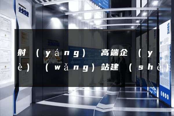 射陽(yáng)縣高端企業(yè)網(wǎng)站建設(shè)公司