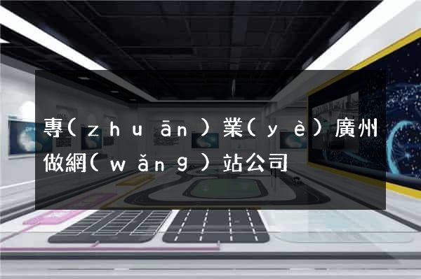 專(zhuān)業(yè)廣州做網(wǎng)站公司