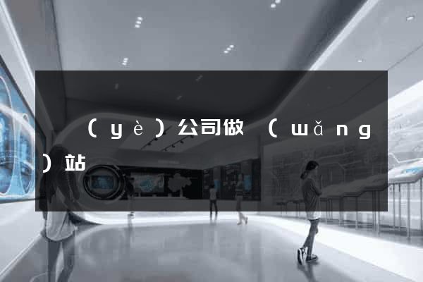 專業(yè)公司做網(wǎng)站