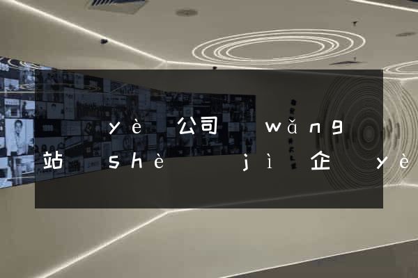 專業(yè)公司網(wǎng)站設(shè)計(jì)企業(yè)