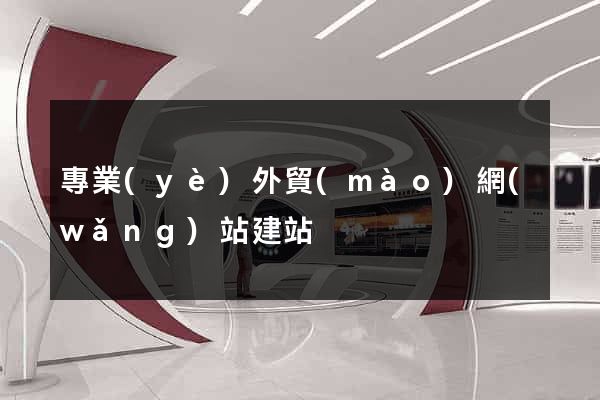 專業(yè)外貿(mào)網(wǎng)站建站