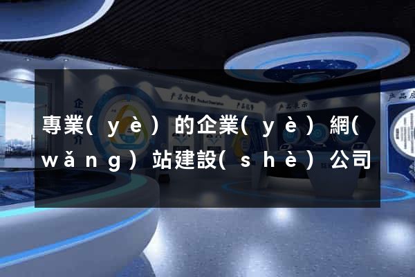 專業(yè)的企業(yè)網(wǎng)站建設(shè)公司