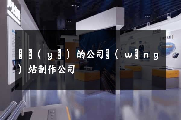 專業(yè)的公司網(wǎng)站制作公司