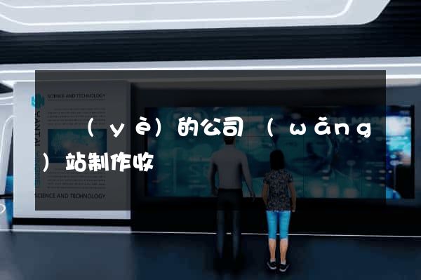 專業(yè)的公司網(wǎng)站制作收費