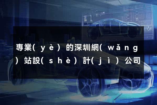 專業(yè)的深圳網(wǎng)站設(shè)計(jì)公司