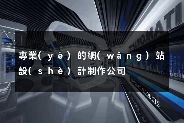 專業(yè)的網(wǎng)站設(shè)計制作公司