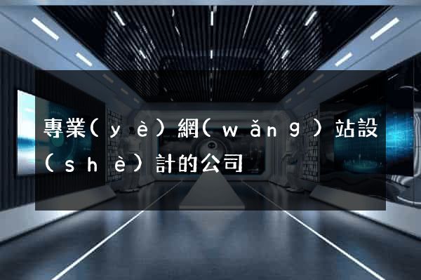 專業(yè)網(wǎng)站設(shè)計的公司