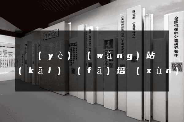 專業(yè)網(wǎng)站開(kāi)發(fā)培訓(xùn)