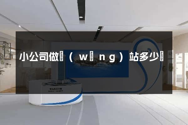 小公司做網(wǎng)站多少錢