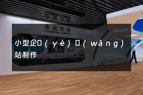 小型企業(yè)網(wǎng)站制作