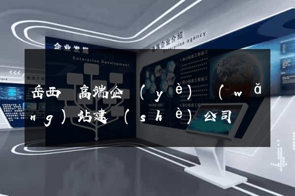 岳西縣高端企業(yè)網(wǎng)站建設(shè)公司