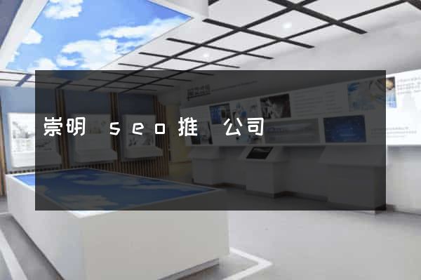 崇明縣seo推廣公司
