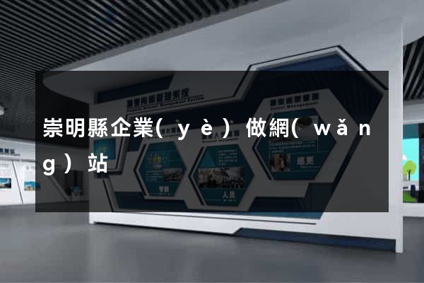崇明縣企業(yè)做網(wǎng)站