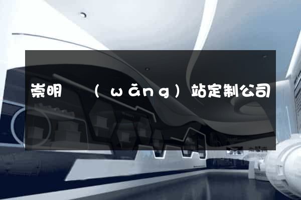崇明縣網(wǎng)站定制公司
